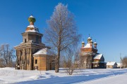 Шелоховская (Архангело). Храмовый комплекс. Церкви Михаила Архангела и Сретения Господня