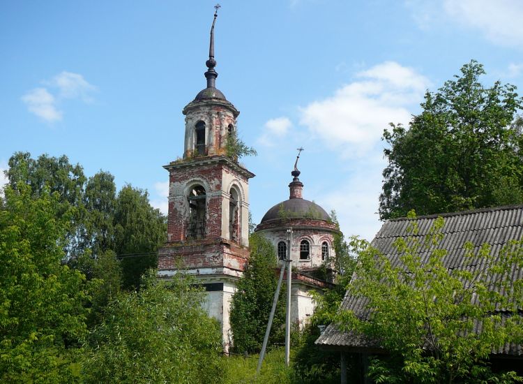 Лосево. Церковь Спаса Преображения. фасады