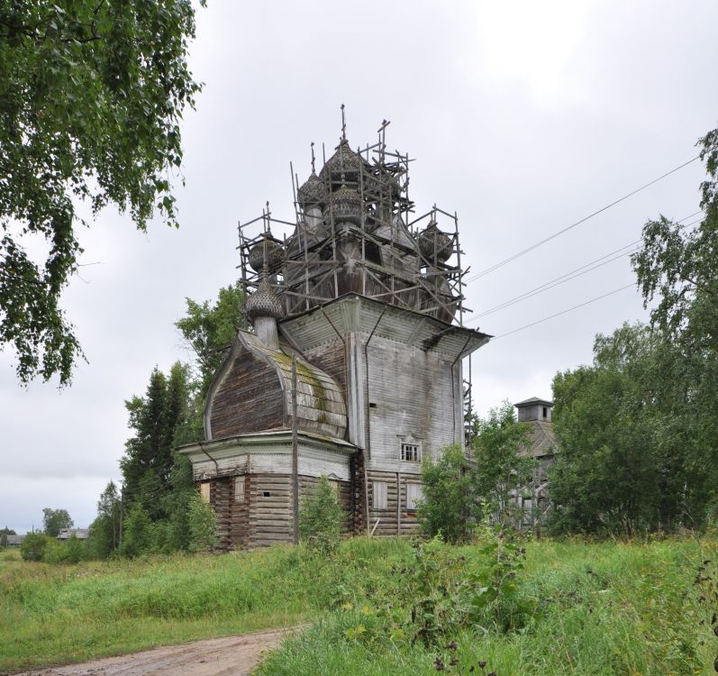 Церковь Рождества Пресвятой Богородицы, Бережная Дуброва (Плесецкий район, Архангельская область). документальные фотографии