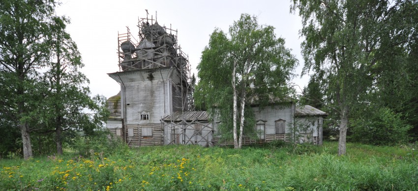 Церковь Рождества Пресвятой Богородицы, Бережная Дуброва (Плесецкий район, Архангельская область). документальные фотографии
