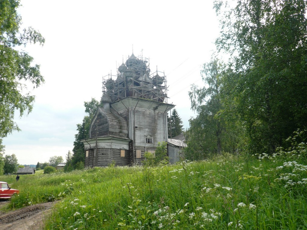 Церковь Рождества Пресвятой Богородицы, Бережная Дуброва (Плесецкий район, Архангельская область). документальные фотографии