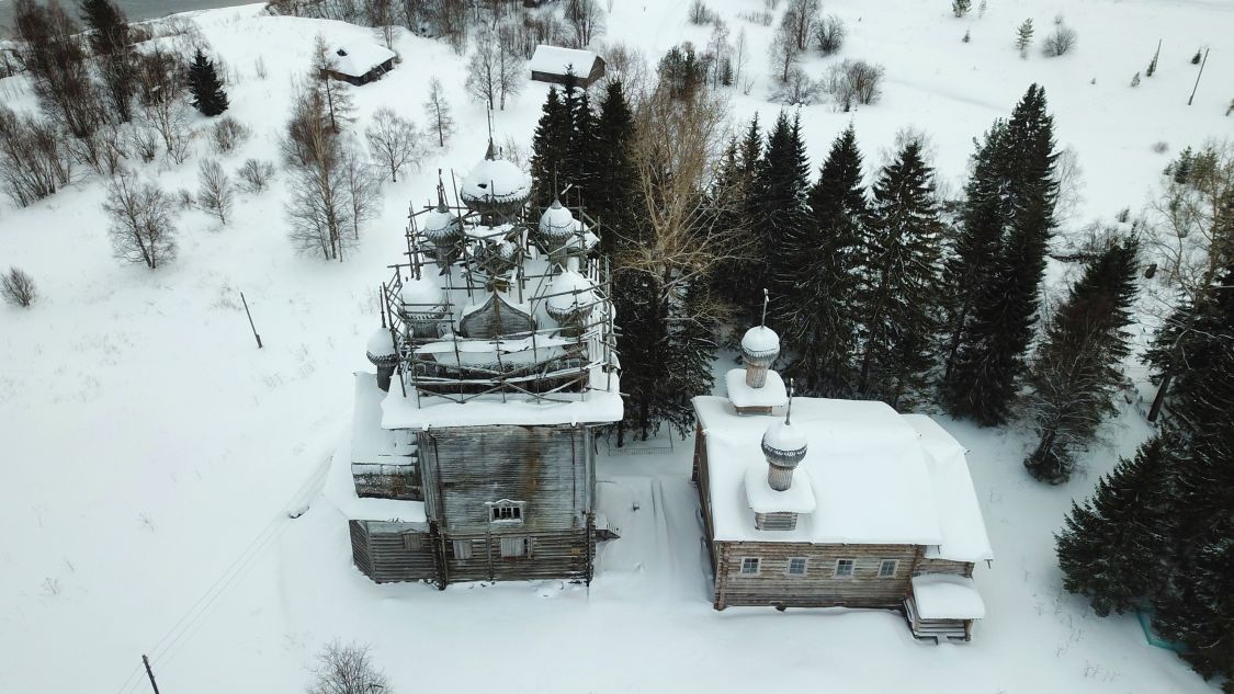 Церковь Рождества Пресвятой Богородицы, Бережная Дуброва (Плесецкий район, Архангельская область). документальные фотографии