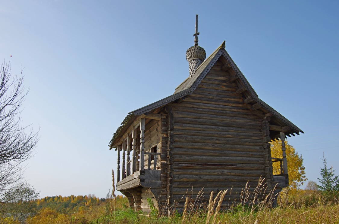Часовня Макария Унженского и Желтоводского и Харалампия, Авдотьино (Плесецкий район, Архангельская область). фасады, вид с юго-востока