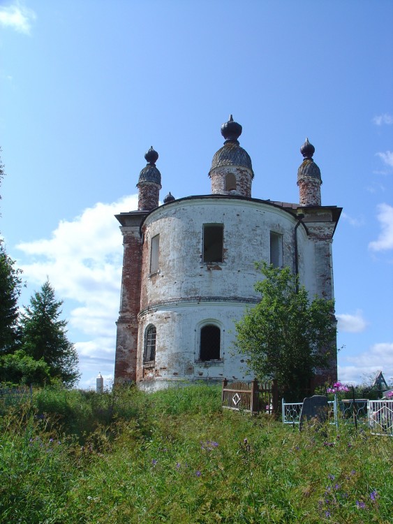 Церковь Троицы Живоначальной, Гора (Меландово) (Холмогорский район, Архангельская область). фасады