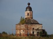 Церковь Георгия Победоносца, вид с юго-запада<br>, Хоробрица, Холмогорский район, Архангельская область