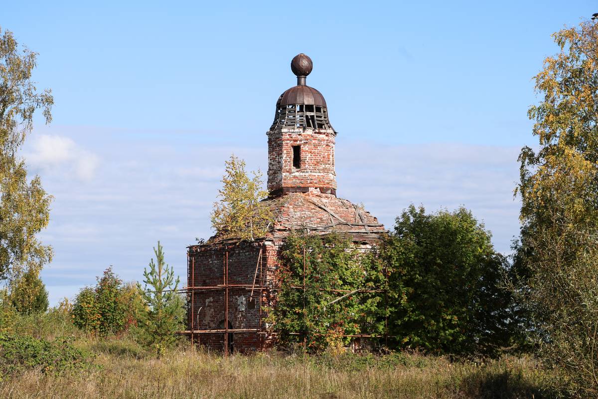 Церковь Георгия Победоносца, Хоробрица (Холмогорский район, Архангельская область). фасады