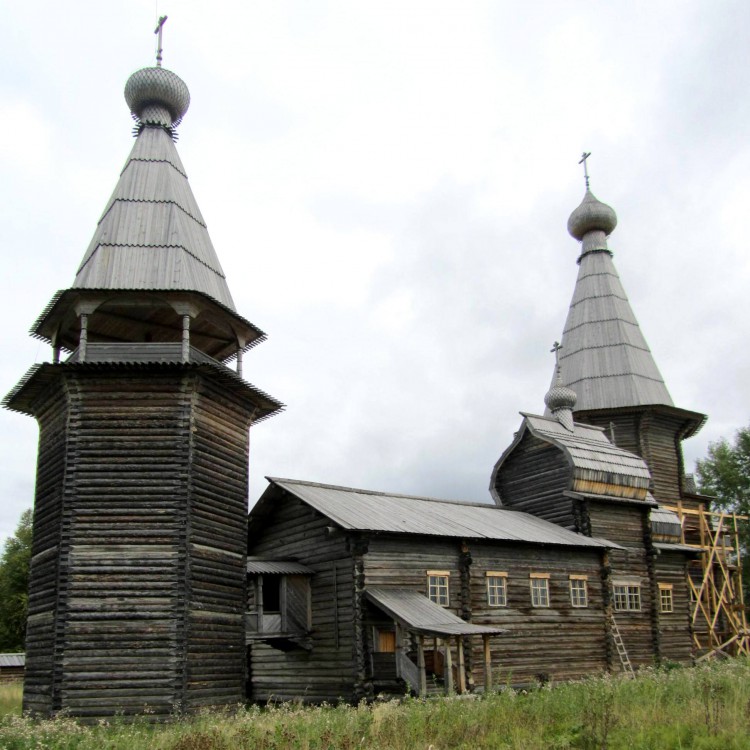 Филипповская (Почозеро). Ансамбль Почозерского погоста. фасады, вид с юго-запада