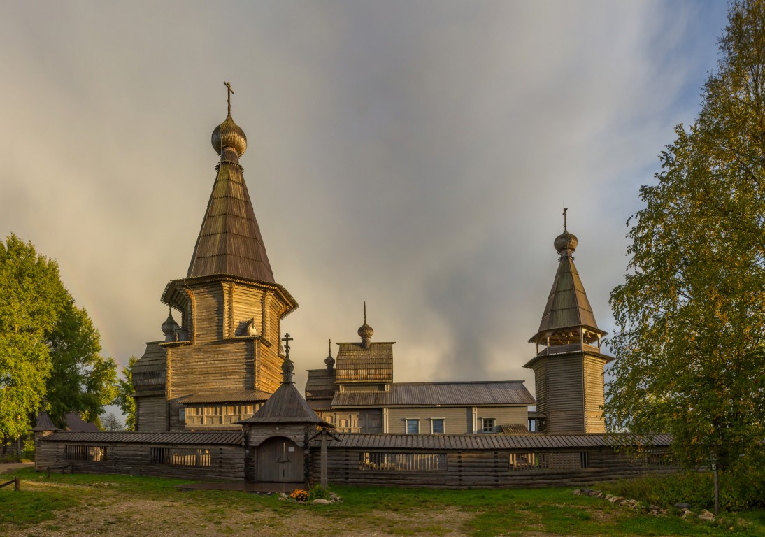 Филипповская (Почозеро). Ансамбль Почозерского погоста. фасады, Вид с севера