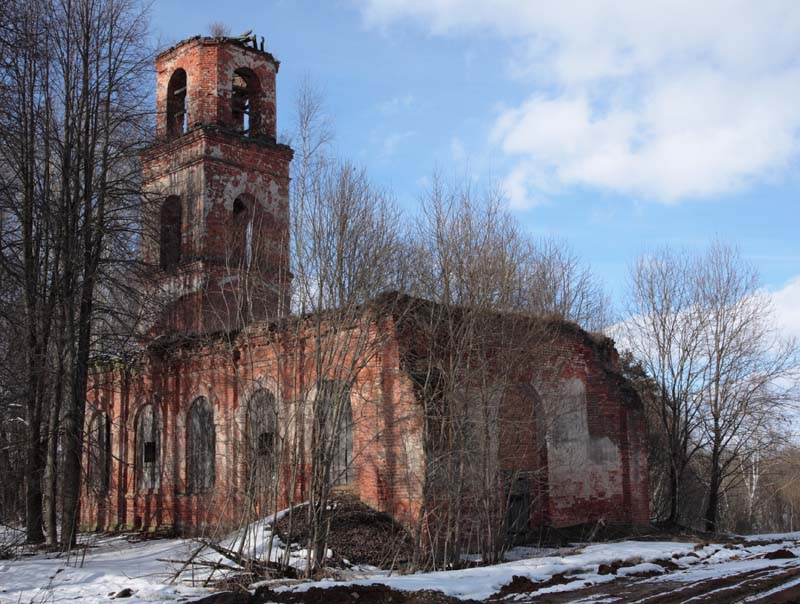 Церковь Николая Чудотворца, Фошня (Мосальский район, Калужская область). фасады