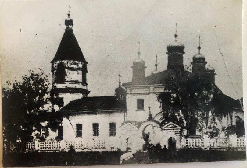 Церковь Покрова Пресвятой Богородицы в Болобанове, Воронцово (Гагинский район, Нижегородская область). архивная фотография, Фото 1970-х гг. из собрания Гагинского краеведческого музея
