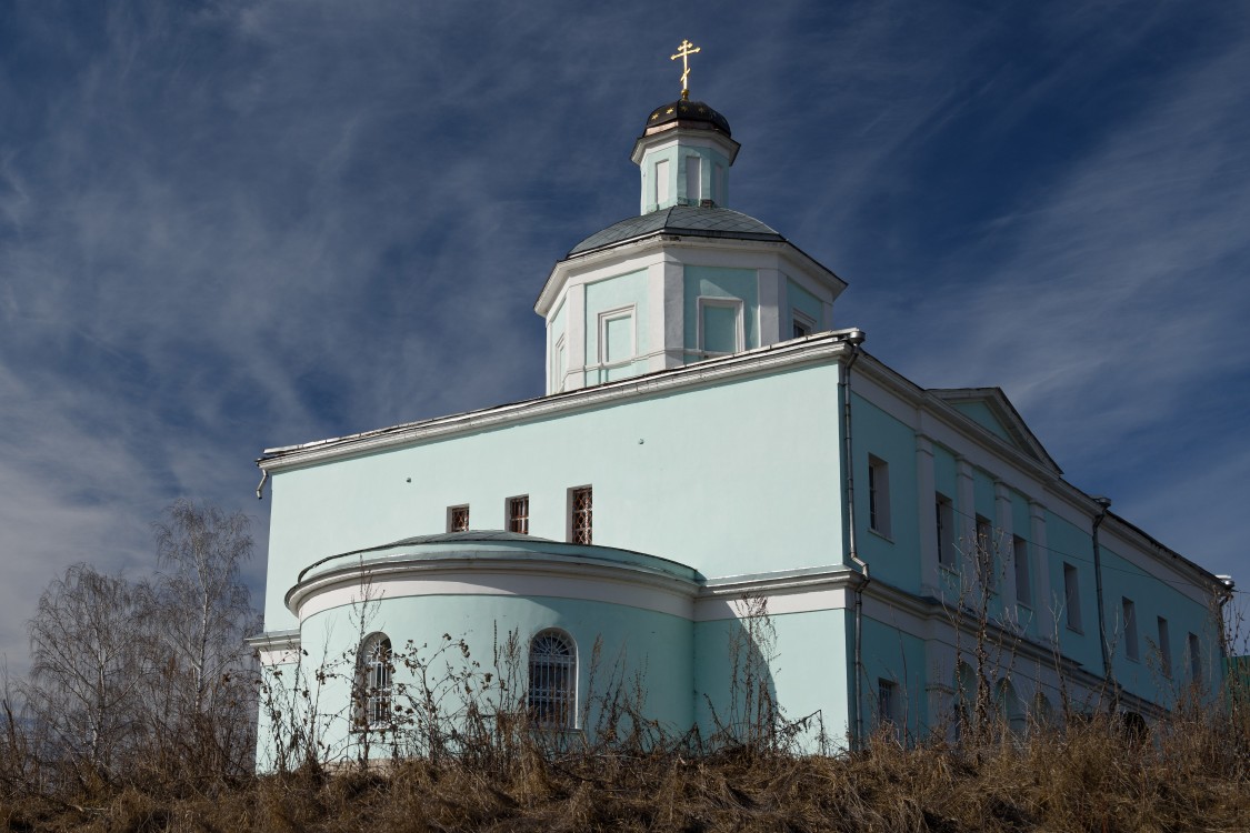 Церковь Сергия Радонежского, Горы (Озёрский городской округ, Московская область). фасады, Горы. Церковь Сергия Радонежского