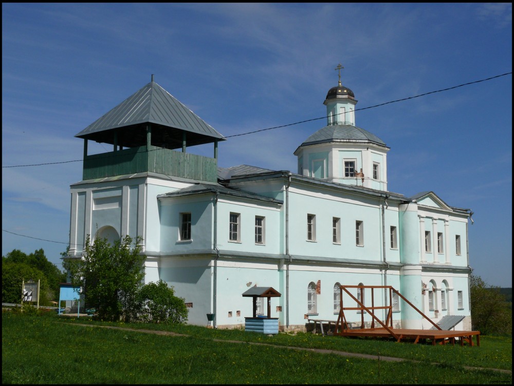 Горы. Церковь Сергия Радонежского. фасады