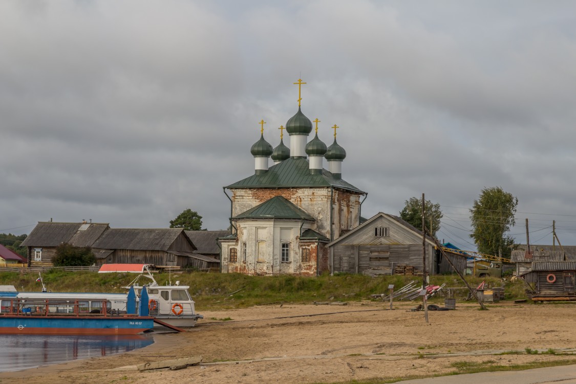 Церковь Успения Пресвятой Богородицы, Вершинино (Плесецкий район, Архангельская область). фасады, Вид с востока
