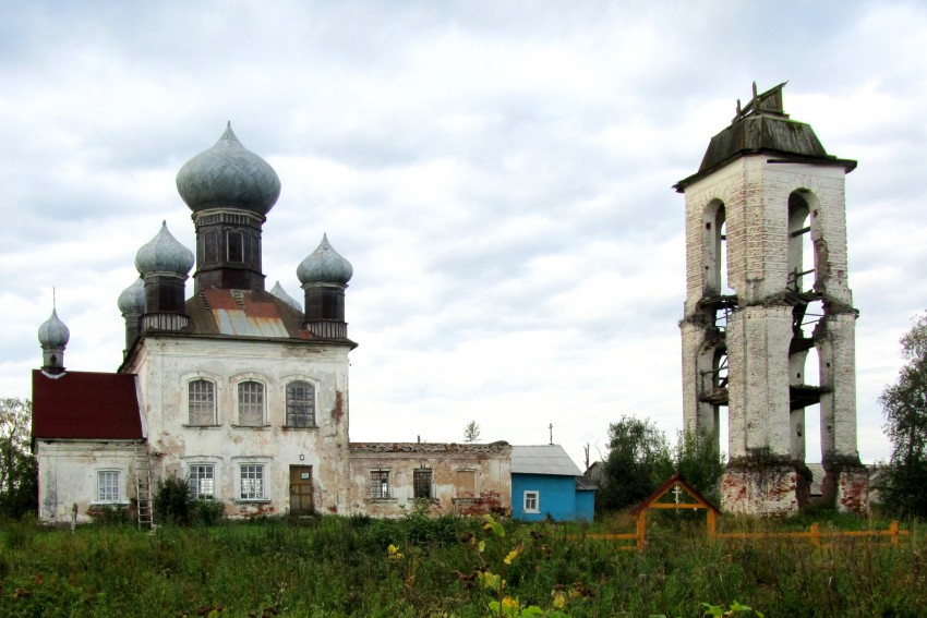 Церковь Параскевы Пятницы, Измайловская (Кенорецкая) (Плесецкий район, Архангельская область). фасады, вид с юга