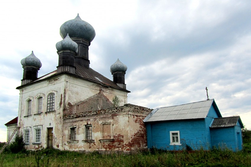 Церковь Параскевы Пятницы, Измайловская (Кенорецкая) (Плесецкий район, Архангельская область). фасады, церковь, вид с юго-запада