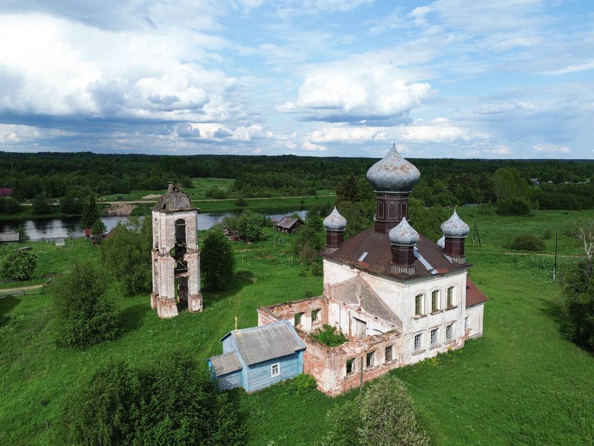 Церковь Параскевы Пятницы, Измайловская (Кенорецкая) (Плесецкий район, Архангельская область). архитектурные детали