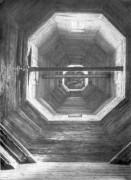 Церковь Николая Чудотворца, Внутренний вид бани. Источник: Юрченко П.Г. «Деревянная архитектура Украины»<br>, Новгород-Северский, Новгород-Северский район, Украина, Черниговская область