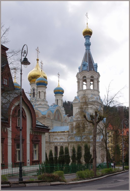Церковь Петра и Павла, Карловы Вары (Чехия, Прочие страны). общий вид в ландшафте