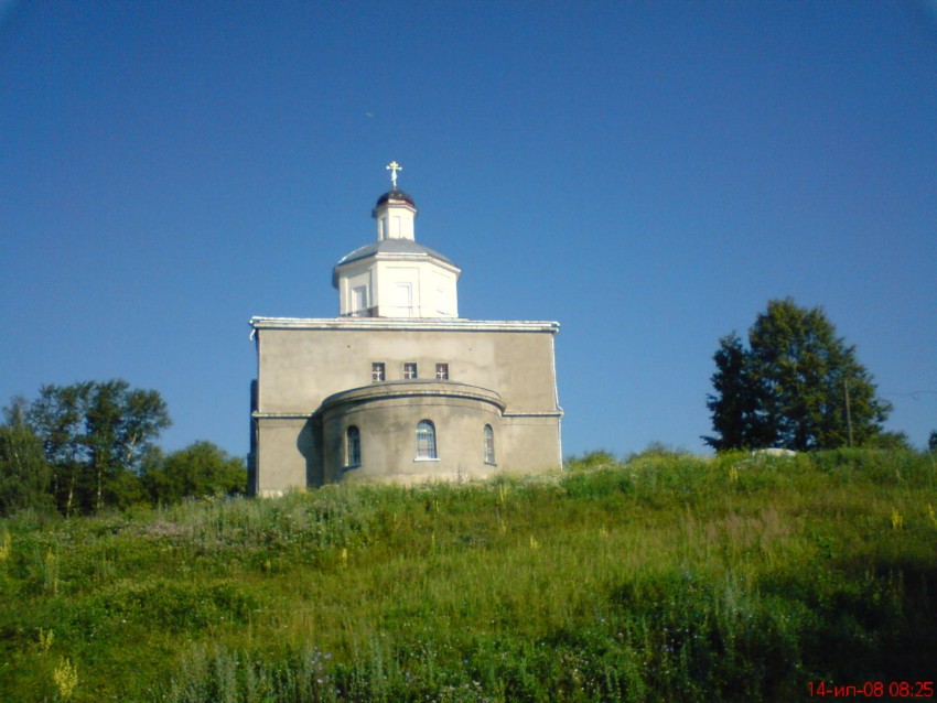 Церковь Сергия Радонежского, Горы (Озёрский городской округ, Московская область). фасады, Общий вид церкви