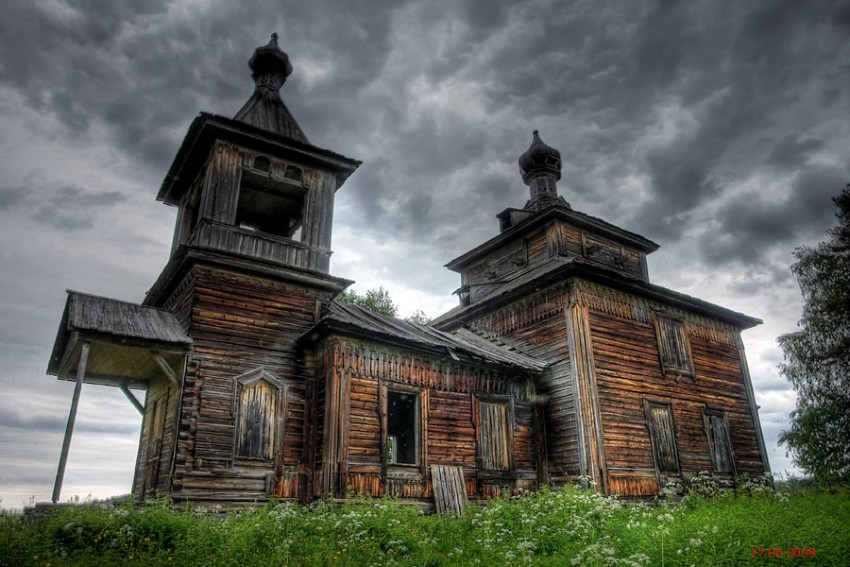 Церковь Илии Пророка, Ведягино (Плесецкий район, Архангельская область). фасады