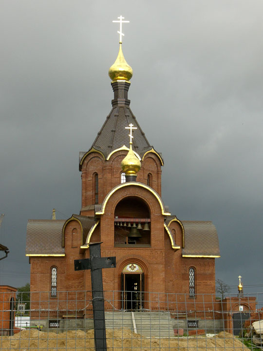 Пирогово. Церковь Спаса Преображения. фасады