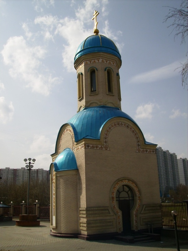 Орехово-Борисово Северное. Часовня Александра Невского в Орехове-Борисове. фасады