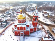 Церковь Троицы Живоначальной (новая), Вид с севера<br>, Карабаново, Александровский район, Владимирская область