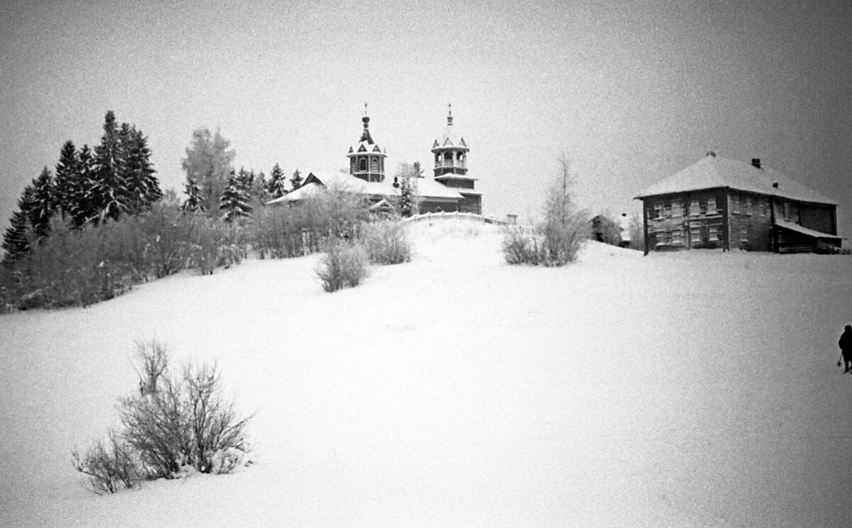 Внуто. Церковь Успения Пресвятой Богородицы. архивная фотография, Фото 1954 года. Автор Г.В. Гришков