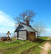 Каменный, остров. Спасо-Каменный Преображенский монастырь. Часовня всех Вологодских Святых