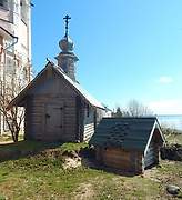 Каменный, остров. Спасо-Каменный Преображенский монастырь. Часовня всех Вологодских Святых