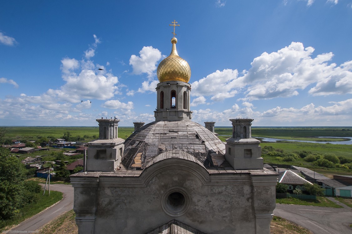 Церковь Савватия Соловецкого и Николая Чудотворца, Усть-Суерское (Белозерский район, Курганская область). архитектурные детали
