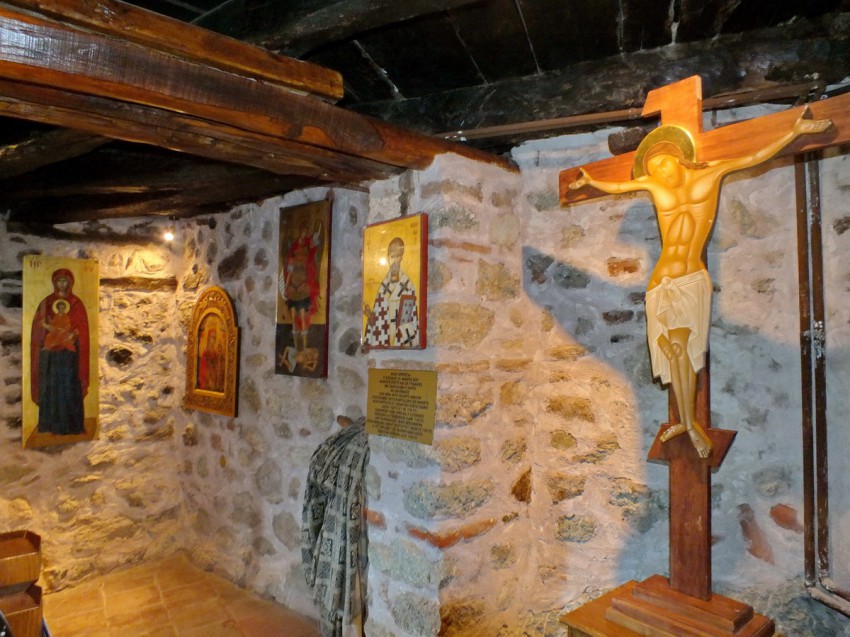 Николая Анапавсаса, монастырь, Метеоры (Μετέωρα) (Фессалия (Θεσσαλία), Греция). интерьер и убранство