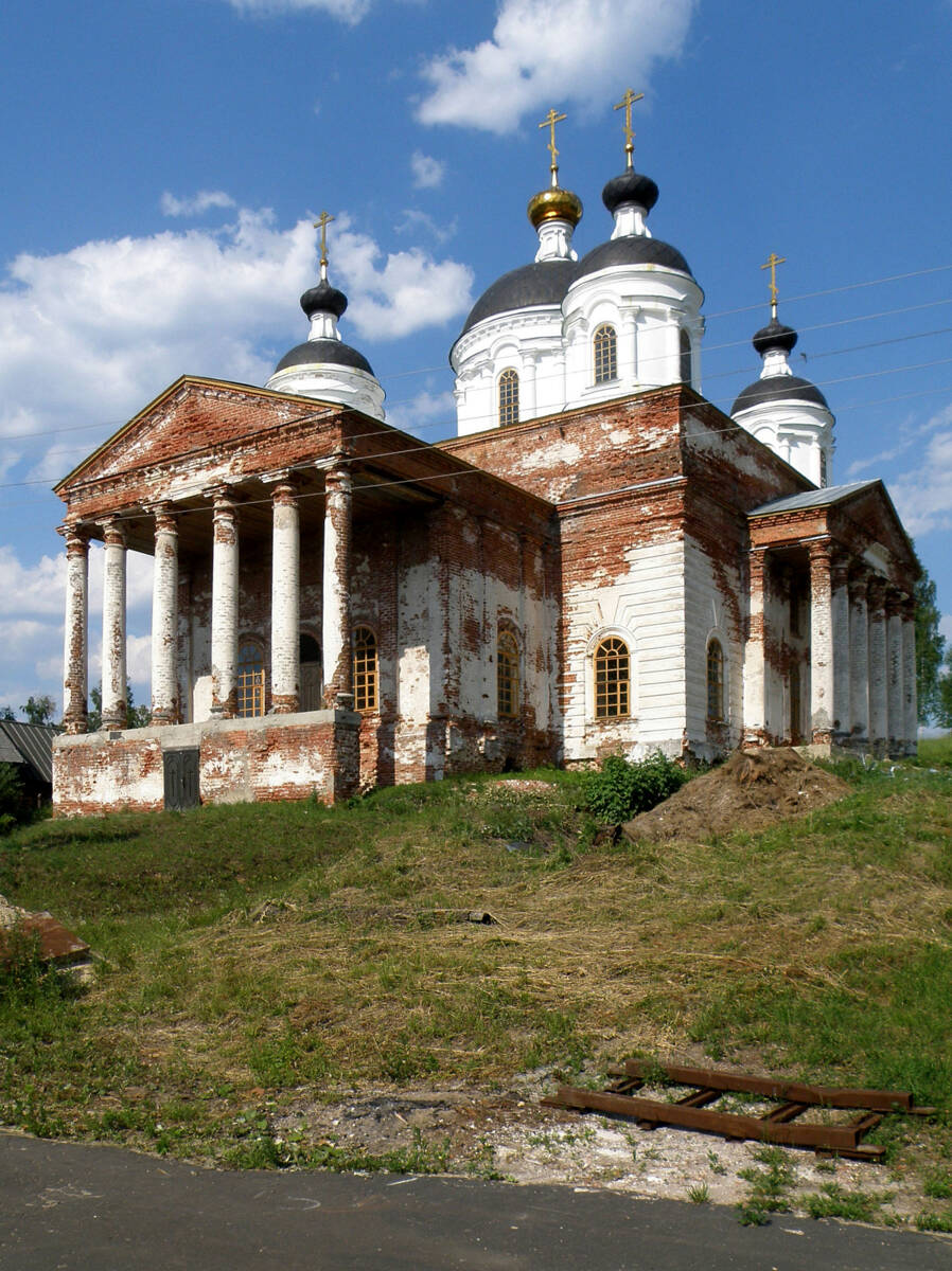 Высоковский Успенский монастырь. Собор Успения Пресвятой Богородицы, Успенский (Ковернинский район, Нижегородская область). фасады