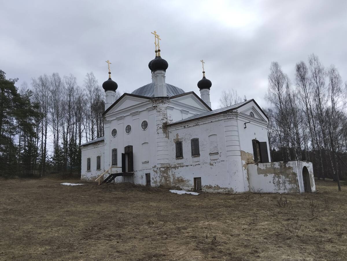 Высоковский Ковернинский Успенский мужской монастырь. Церковь Николая Чудотворца, Успенский (Ковернинский район, Нижегородская область). фасады