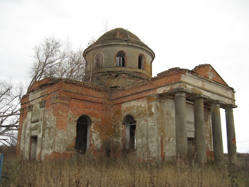 Церковь Обновления храма Господня в Иерусалиме, Харланово (Дмитровский район, Орловская область). фасады