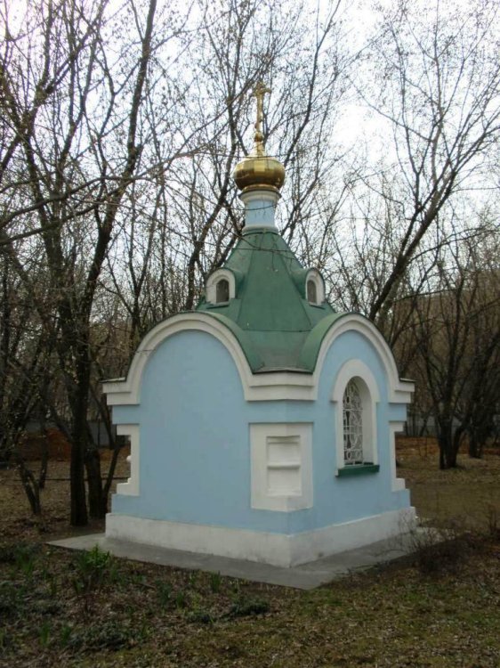 Часовня Владимирской иконы Божией Матери на бывшем Лазаревском кладбище, Мещанский (Центральный административный округ (ЦАО), г. Москва). фасады, Вид  с  северо-востока