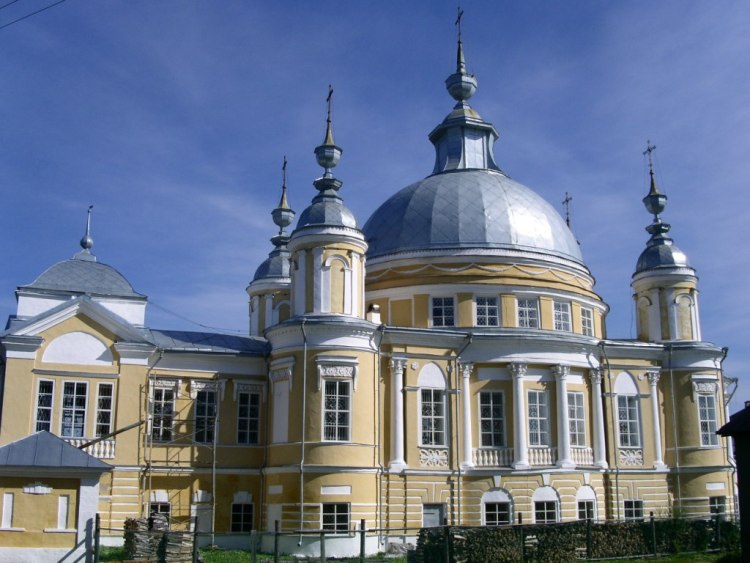 Собор Воскресения Христова (Николая Чудотворца), Устье (Усть-Кубинский район, Вологодская область). фасады, вид с юга