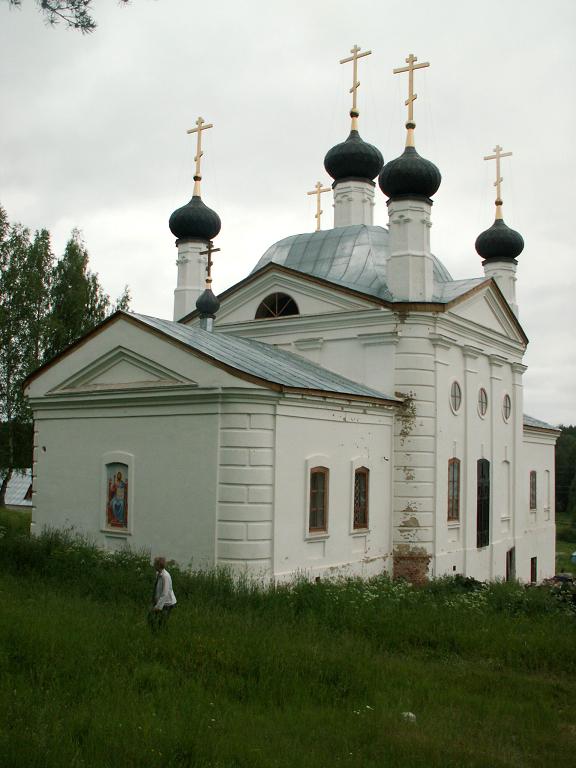 Высоковский Ковернинский Успенский мужской монастырь. Церковь Николая Чудотворца, Успенский (Ковернинский район, Нижегородская область). фасады