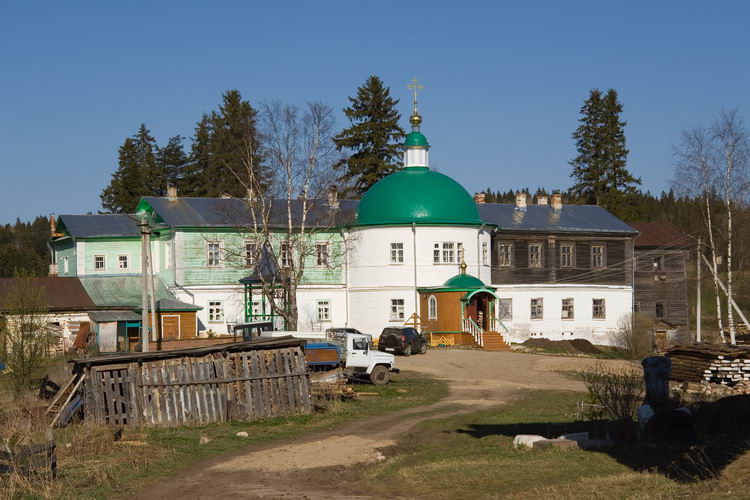 Горицы. Воскресенский Горицкий монастырь. Церковь Покрова Пресвятой Богородицы. фасады