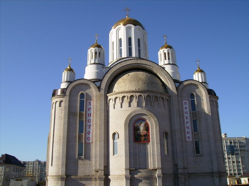 Воронеж. Церковь Ксении Петербургской. фасады