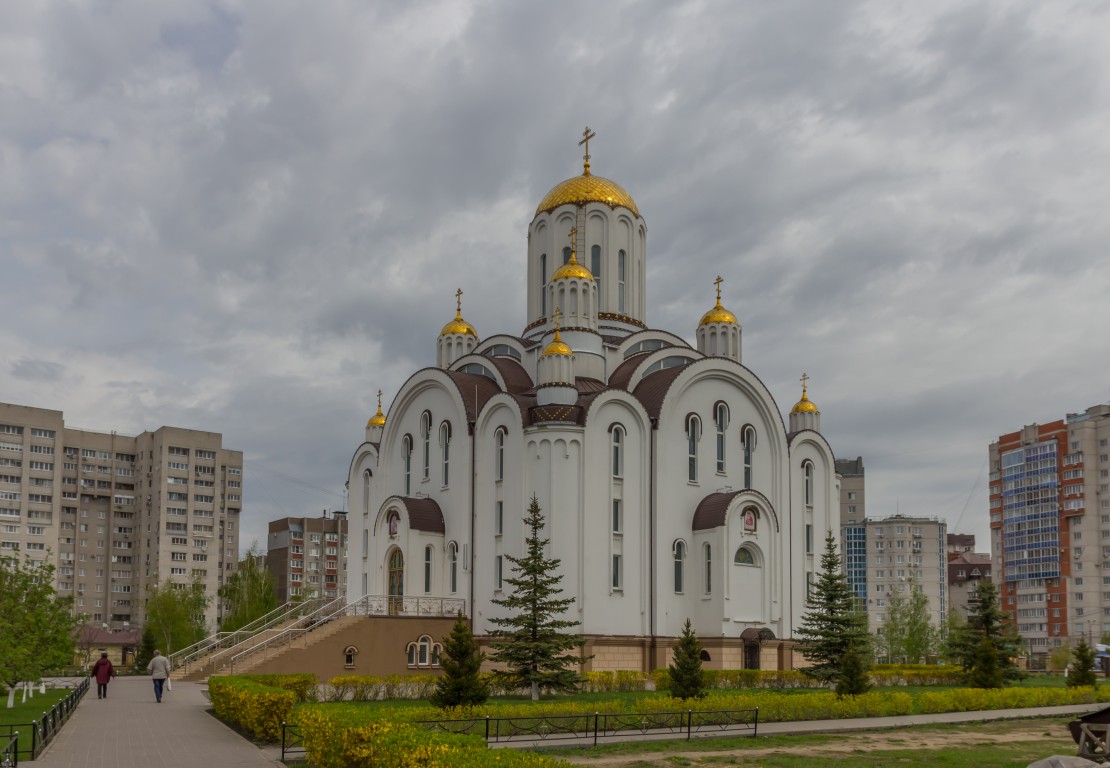 Воронеж. Церковь Ксении Петербургской. фасады, Вид с юго-запада