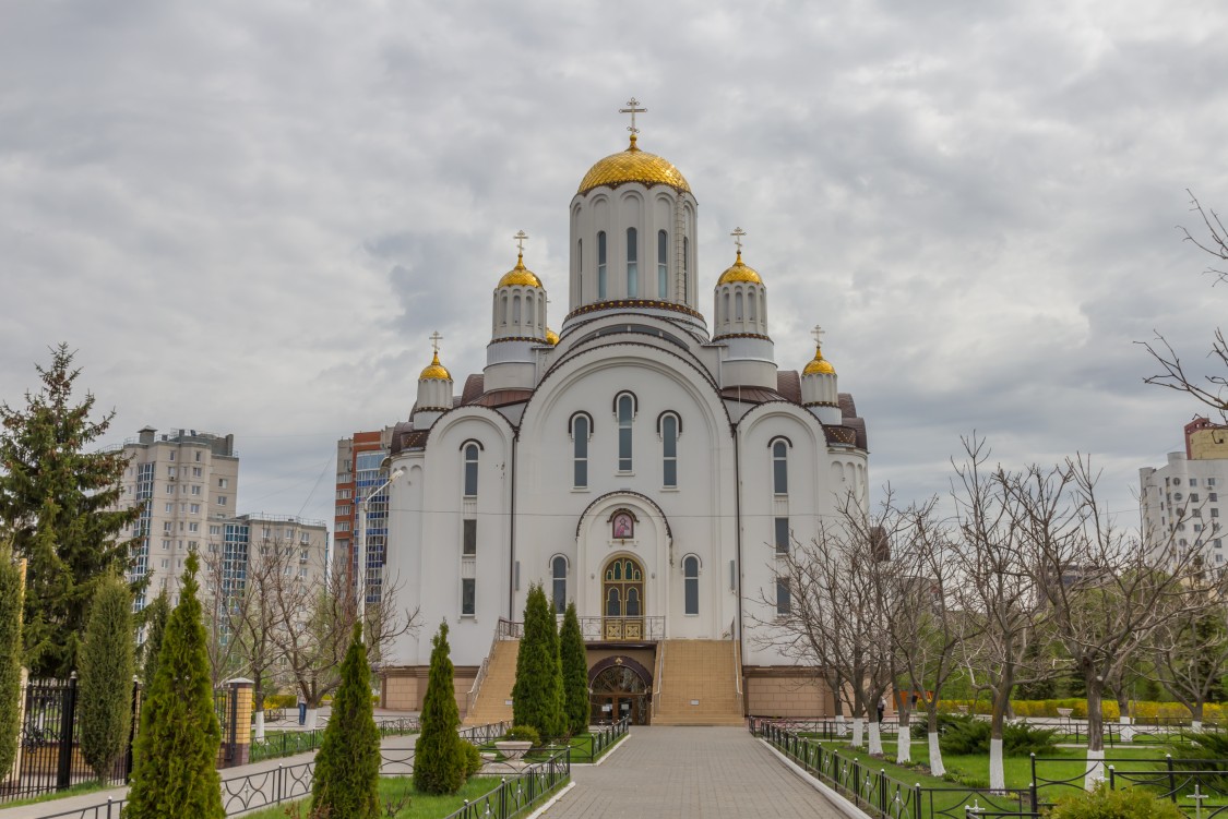 Воронеж. Церковь Ксении Петербургской. фасады, Вид с запада