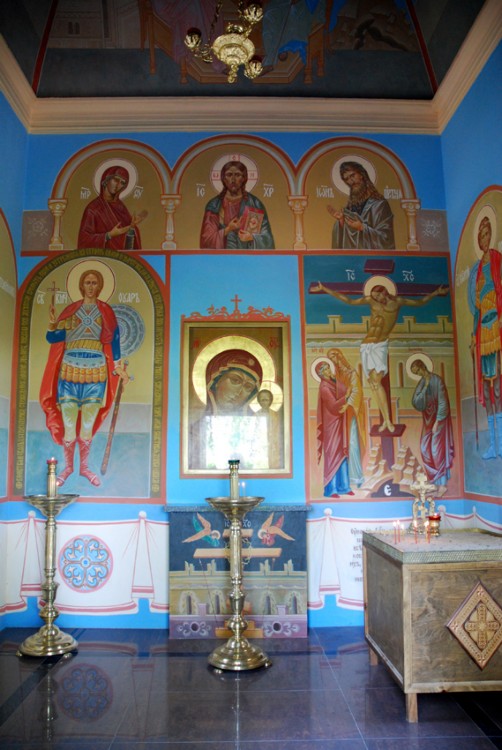 Часовня Казанской иконы Божией Матери на Домодедовском кладбище, Истомиха (Домодедовский городской округ, Московская область). интерьер и убранство, Внутренний интерьер