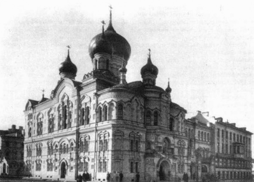 Адмиралтейский район. Церковь Иверской иконы Божией Матери. архивная фотография, фото с сайта citywalls.ru