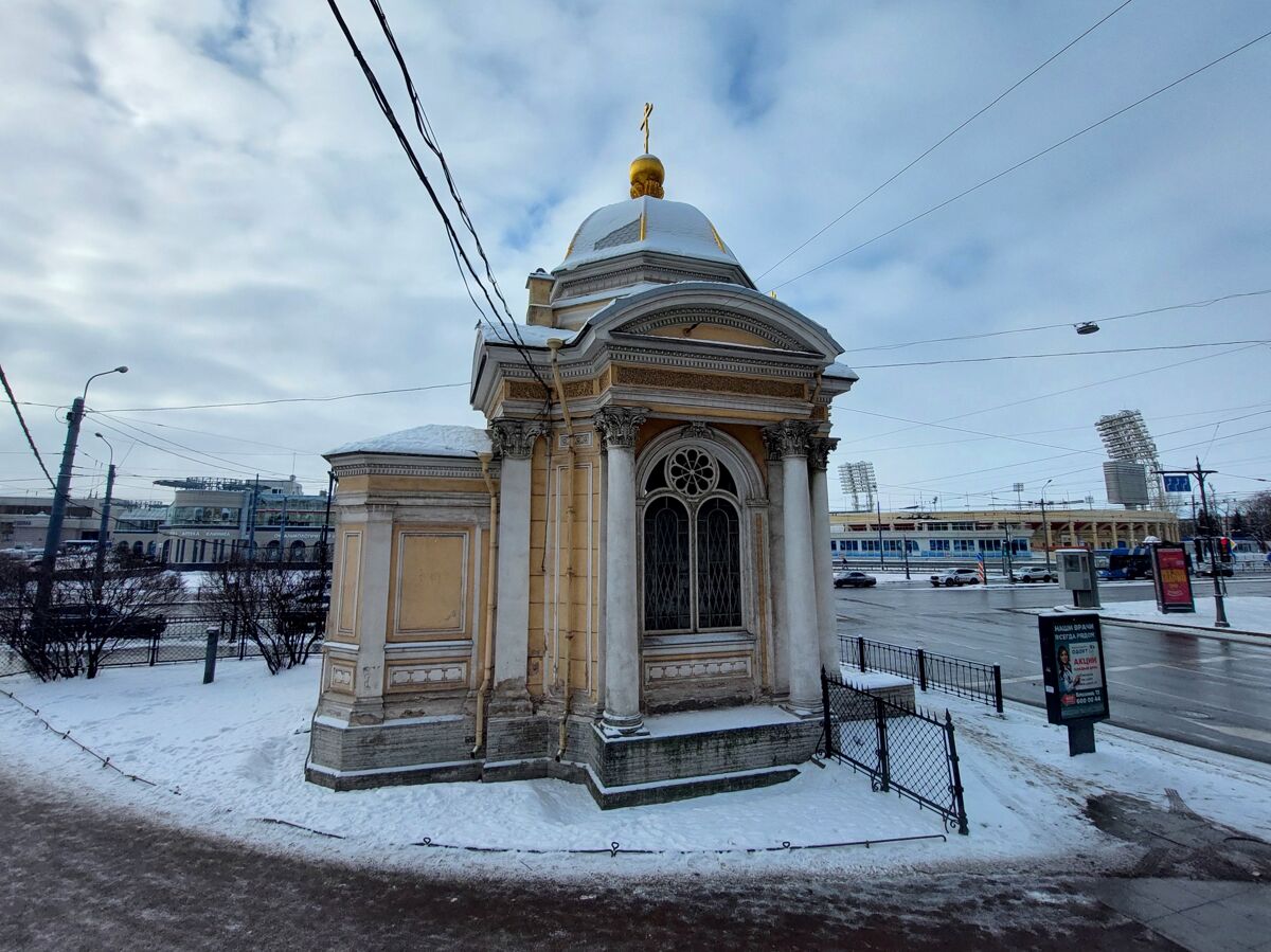 Часовня Александра Невского в Князь-Владимирском сквере, Петроградский район (Санкт-Петербург, г. Санкт-Петербург). фасады