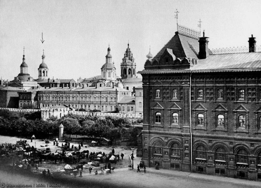Николаевский Греческий монастырь. Часовня Николая Чудотворца, Тверской (Центральный административный округ (ЦАО), г. Москва). архивная фотография, фото с сайта pastvu.com