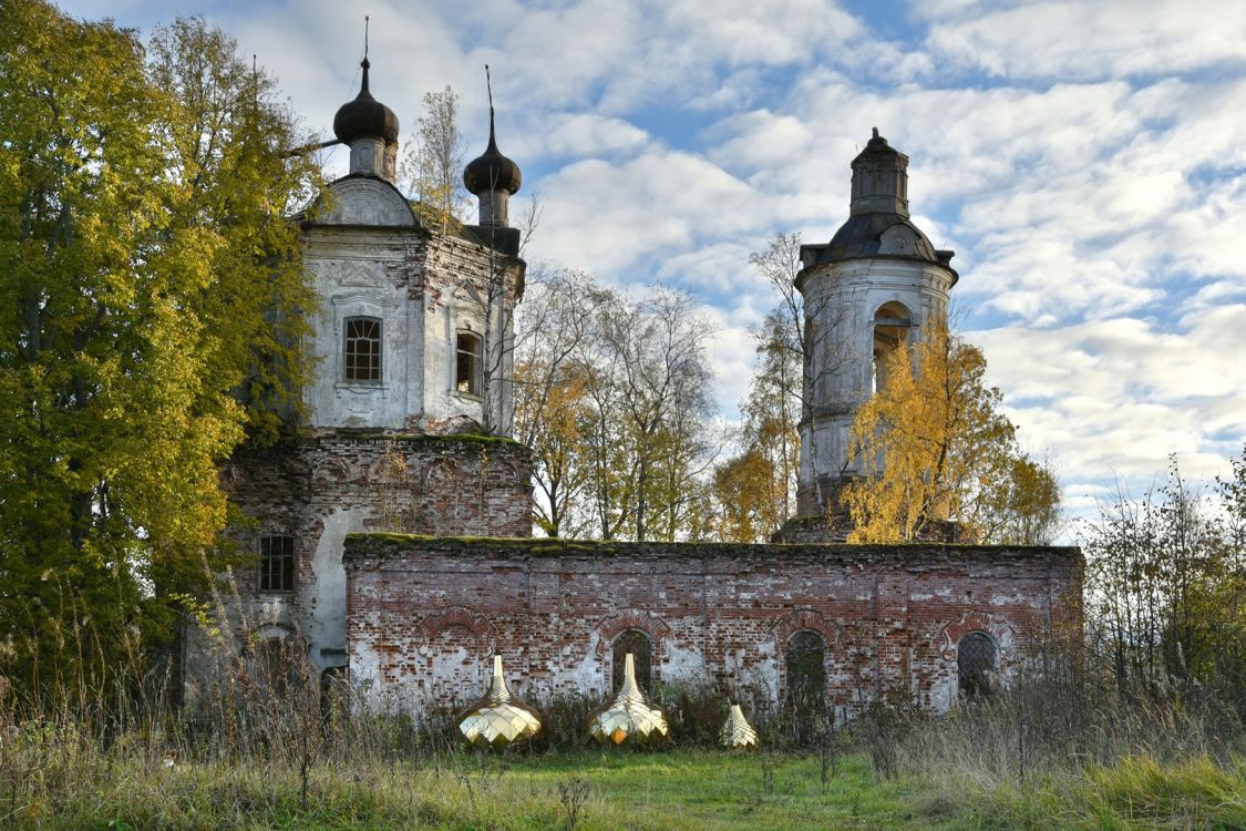 Церковь Спаса Преображения, Сосницы (Сосница) (Осташковский городской округ, Тверская область). фасады, Северный фасад