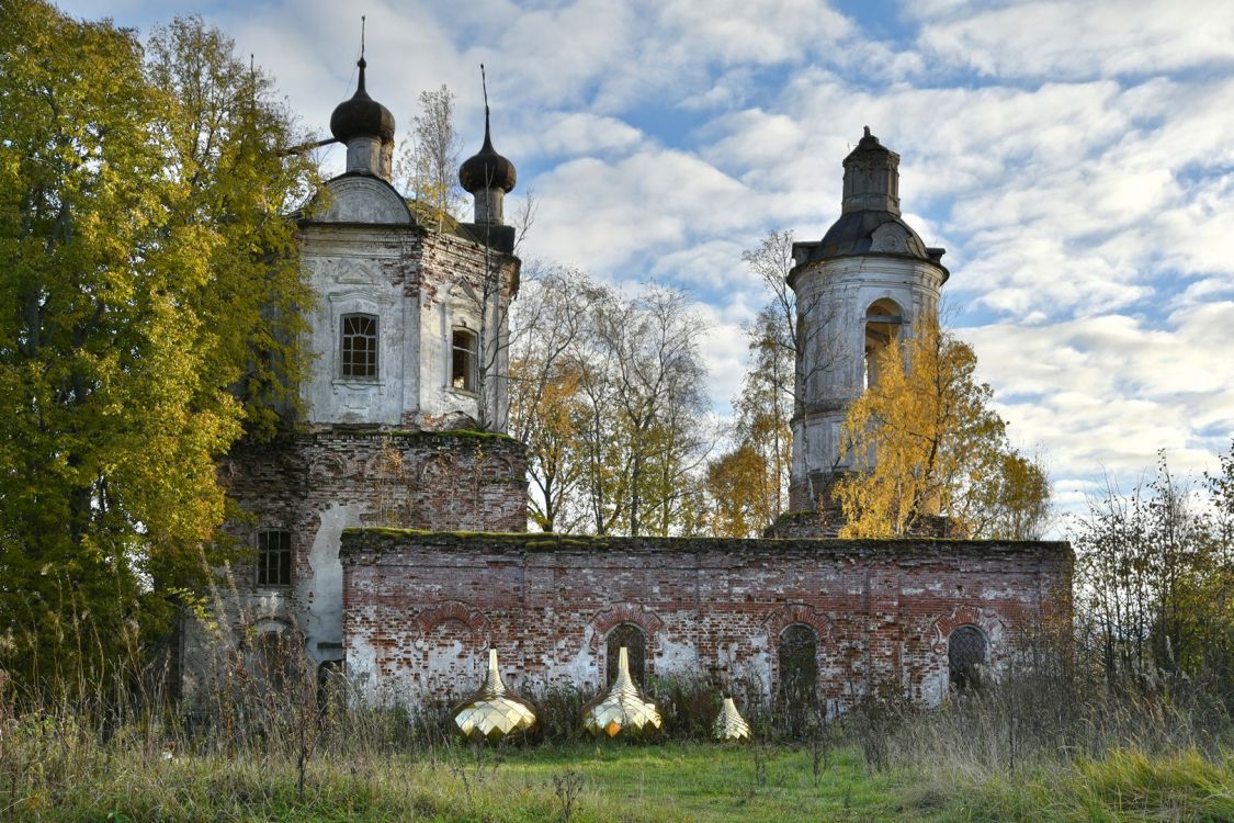 Сосницы (Сосница). Церковь Спаса Преображения. фасады, Северный фасад