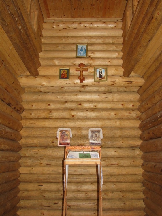 Часовня Мартирия Зеленецкого, Зеленец (Волховский район, Ленинградская область). интерьер и убранство