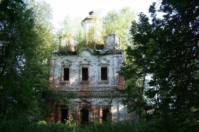 Церковь Благовещения Пресвятой Богородицы, Скобеево, урочище (Череповецкий район, Вологодская область). фасады